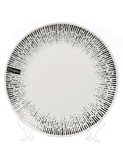 Тарелка обеденная, керамика, 23 см, круглая, Mila Ripsy, Elrington, 253-27009