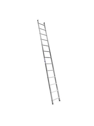 Лестница приставная, 1 секция, 14 ступеней, алюминий, 3.93 м, 150 кг, Alumet, 5114