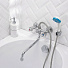 Смеситель для ванны, РМС, с кран-буксой, хром, SL119-143 - фото 5