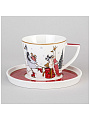Чайная пара фарфор, 2 предмета, на 1 персону, 250 мл, Lefard, Family Christmas, 425-162