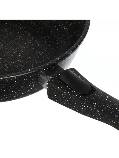 Сковорода литой алюминий, 28 см, антипригарное покрытие, Горница, Гранит Induction, съемная ручка, индукция, Ис2853аг