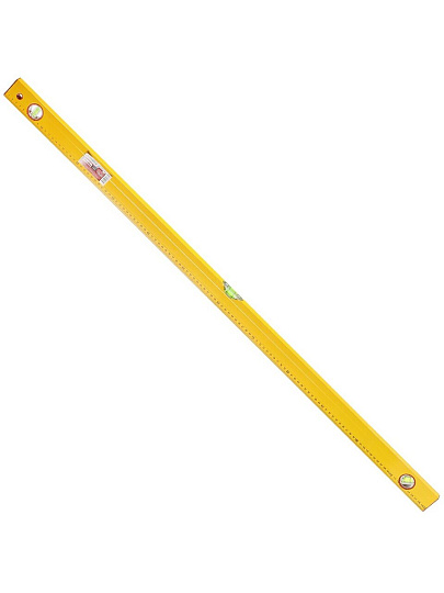 Уровень алюминий, 1200 мм, 3 глазка, линейка, желтый, Bartex, HJ-88D