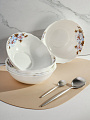 Салатник стеклокерамика, круглый, 6 шт, 18х5 см, 0.6 л, Орлеан, Daniks, BY13LHW70 - фото 3