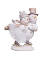 Статуэтка полистоун, Снеговики, 16х9.5х18.5 см, Lefard, 162-1288 - фото 5