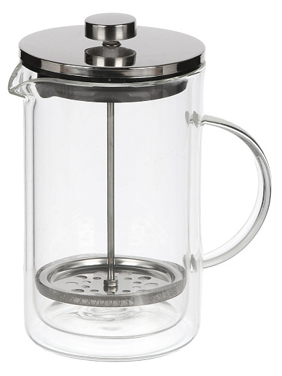 Френч-пресс 0.8 л, стекло, нерж сталь, Barouge, BF-706