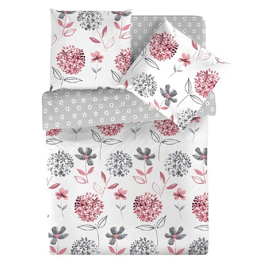 Постельное белье евро, простыня 215х240 см, 2 наволочки 50х70 см, пододеяльник 205х215 см, Для Snoff, поплин, Дюфри 4570/1+4570/а1