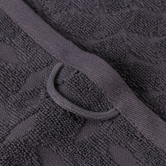 Полотенце банное 50х90 см, 100% хлопок, 500 г/м2, Lidya Jacquard, Anilsan, мокрый асфальт, Турция, 90995090