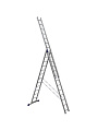 Лестница 3 секции, 13 ступеней, алюминий, 8.7 м, 150 кг, Alumet, 5313