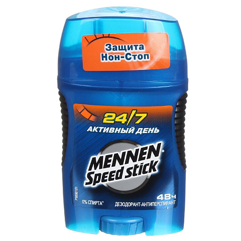 Дезодорант-стик Mennen Speed Stick Активный день для мужчин, 50 г