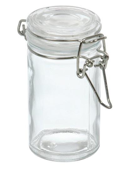 Банка для сып продуктов, стекло, 3 шт, 0.08 л, 4.5х8.5 см, с крыш, с ключ, Y4-11679