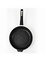 Сковорода литой алюминий, 24 см, антипригарное покрытие, Мечта, Гранит black Induction Pro, съемная ручка, индукция, 024802И - фото 7