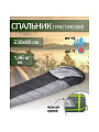 Спальный мешок кокон, 230х80х55 см, -1 °C, 4 °C, 2 слоя, полиэстер, холлофайбер, Bestway, 68104