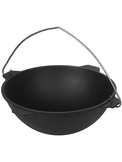 Казан чугун, 12 л, с крышкой-садж, с дужкой, Manoli, СК12-12