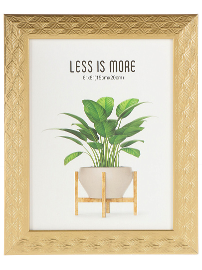 Фоторамка 19х24х0.8 см, 15 х 20 см, пластик, в ассортименте, Y4-11084