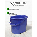Ведро пластик, 11 л, сиреневое, хозяйственное, со сливом, Idea, М2422 - фото 3