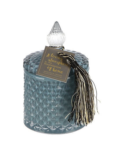 Свеча декоративная ароматизированная, 15х8.5 см, в банке, парафин, A330104