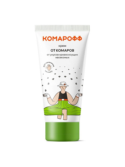 Репеллент от комаров, крем, Комарофф, 100 мл, 66740403