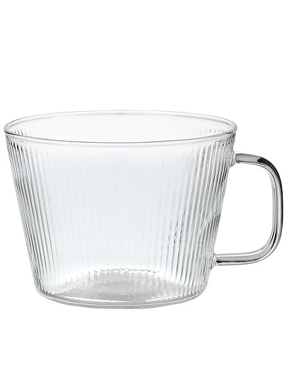 Кружка стекло, 330 мл, Вертикаль, B060753