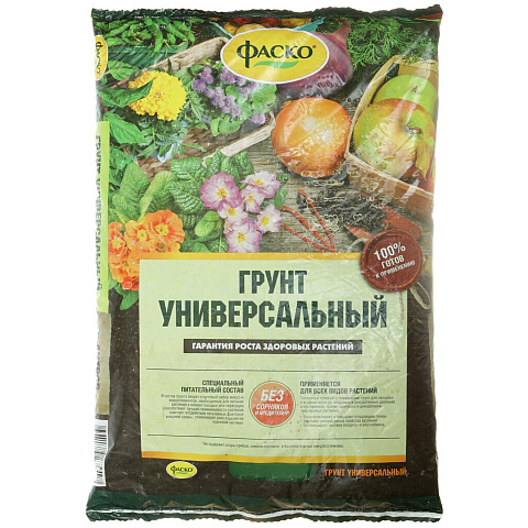 Грунт универсальный, 10 л, Фаско