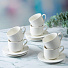 Набор чайный керамика, 12 предметов, на 6 персон, 175 мл, Daniks, Полоса, Y4-7610, подарочная упаковка - фото 11