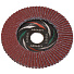 Круг лепестковый торцевой КЛТ2 для УШМ, LugaAbrasiv, диаметр 125 мм, посадочный диаметр 22 мм, A40, шлифовальный - фото 2