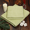 Полотенце банное 50х90 см, 100% хлопок, 600 г/м2, Скарлетт, Silvano, фисташковое, Турция, OZG-3-50-20505