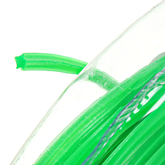 Леска для триммера 3 мм, 50 м, звезда, Bartex, зеленая, блистер