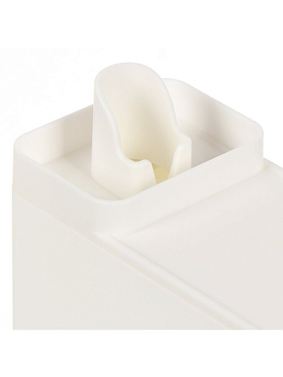 Контейнер для порошка и моющих средств, пластик, 5.8х12х21.8см, белый, Y4-7852