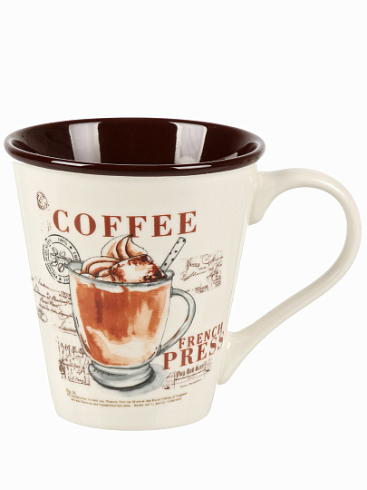 Кружка фарфор, 340 мл, Coffee break, Atmosphere, AT-K3596