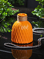 Ваза керамика, настольная, 15х5 см, Вайб, Y4-6534, оранжевая - фото 4