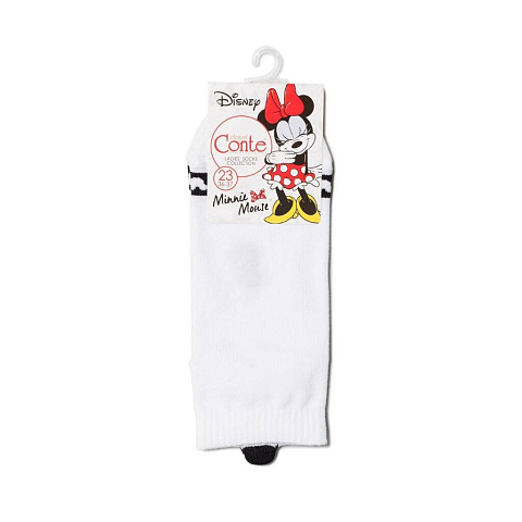 Носки для женщин, короткие, хлопок, Conte, Disney, белые, р. 25, 209, 20С-1СПМ