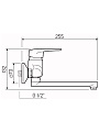 Смеситель для кухни, РМС, с картриджем, SL55-005 - фото 6