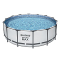 Бассейн каркасный Bestway, 427х122 см, Steel Pro Max, 5612X, фильтр-насос, лестница, тент, 15232 л - фото 2
