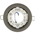Светильник светодиодный встраиваемый, GX53, 10.8х3.8 см, матовый, графит, General Lighting Systems, GCL-GX53-H38 - фото 2