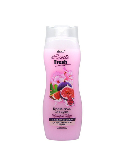 Гель для душа Вiтэкс, Exotic Fresh Инжир и сакура, 515 мл