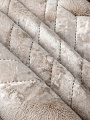 Покрывало евро, 220х240 см, 100% полиэстер, стеганое, Silvano, Pascal, бежевое - фото 4
