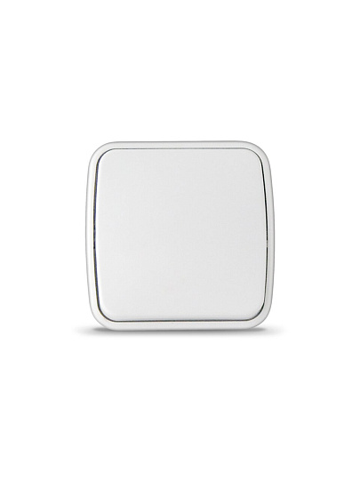 Выключатель открытой установки, одноклавишный, 10 А, пластик, белый, Союз, Электра, 0001