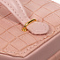 Шкатулка-кейс для украшений и косметики, полимер, 15х12х11 см, розовая, Y4-5319-1 - фото 2