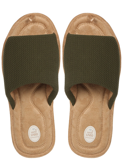 Тапки для женщин, полиэстер, в ассортименте, р. 37, Lucky Land, 5098W-CH-O