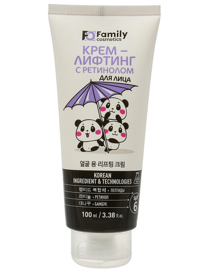 Крем-лифтинг для лица, Family Cosmetics, Матирующий, для всех типов кожи, 100 мл