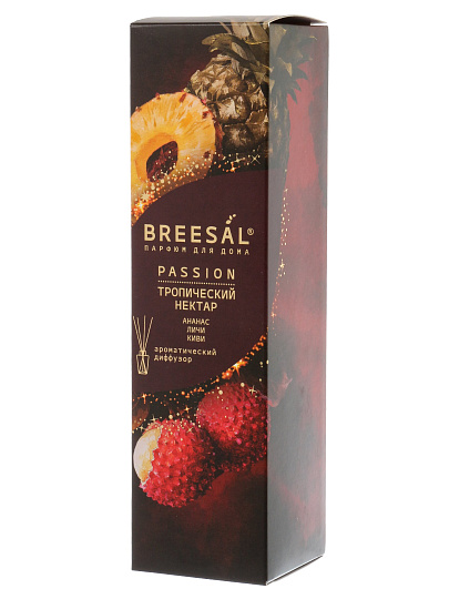Аромадиффузор Breesal, 70 мл, 10х6 см, Passion Тропический нектар, BR0074