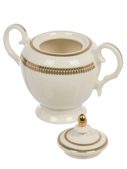 Сахарница 300 мл, фарфор, 9.5х15х11.5 см, Lefard, Праздничный, 115-380