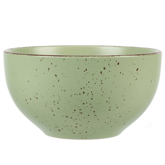 Салатник керамика, круглый, 14.5х7.5 см, OH!SPLASH, Domenik, DMD174, зеленый