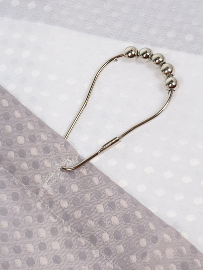 Штора для ванн 180х180 см, ПЭ, Коричневые цветы, Y4-11132