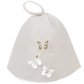 Баня Шапка в ассортименте (звёзды и бабочки)&amp;quot;Банные штучки&amp;quot; бел. 41135