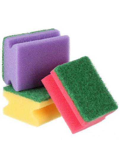 Набор для уборки Softi Clean, 500 мл, средство для мытья посуды + губки для посуды 5 шт