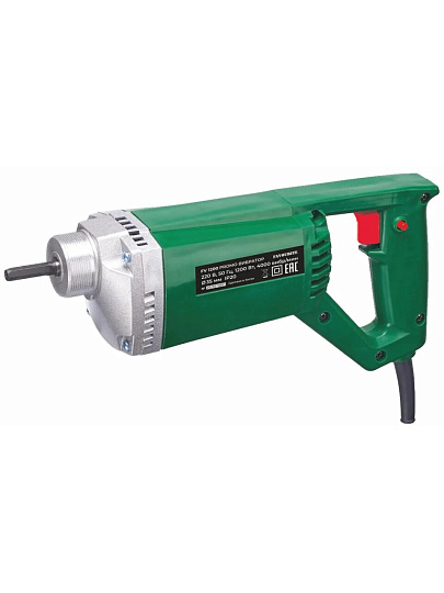 Вибратор ручной Favourite, FV 1200 PROMO, 1200 Вт, электрический, 1.5м, 4000 виб/мин, гибкий вал, булава, 123131200