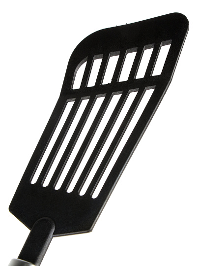 Лопатка кулинарная, нейлон, 31.5 см, с прорезями, навеска, Atmosphere, Black Mount, АТ-К1048