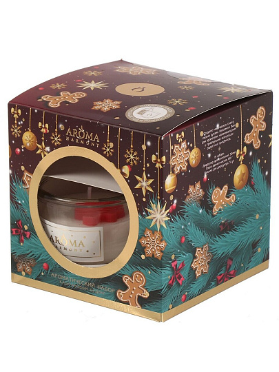 Набор Aroma Harmony, Каштановый пудинг, диффузор 30 мл + свеча 60 гр., АН4049