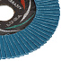 Круг лепестковый торцевой КЛТ2 для УШМ, LugaAbrasiv, диаметр 125 мм, посадочный диаметр 22 мм, зерн ZK120, шлифовальный - фото 2